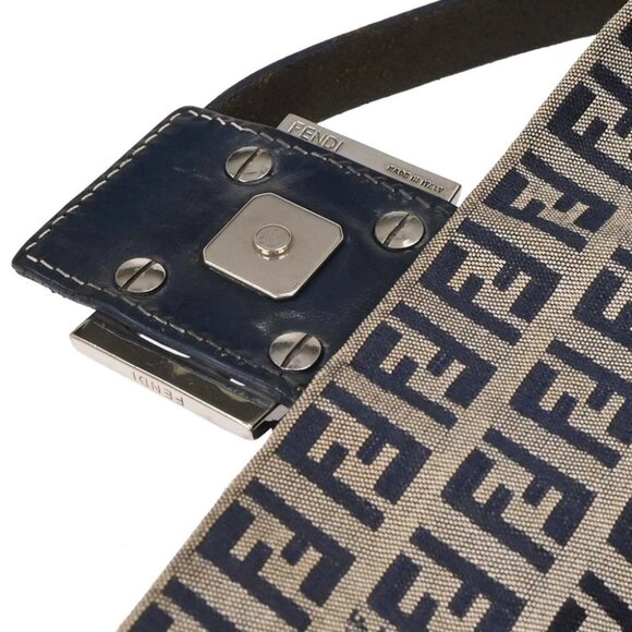 Fendi Gray Zucchino Baguette Handbag 2321- - Picture 7 of 10